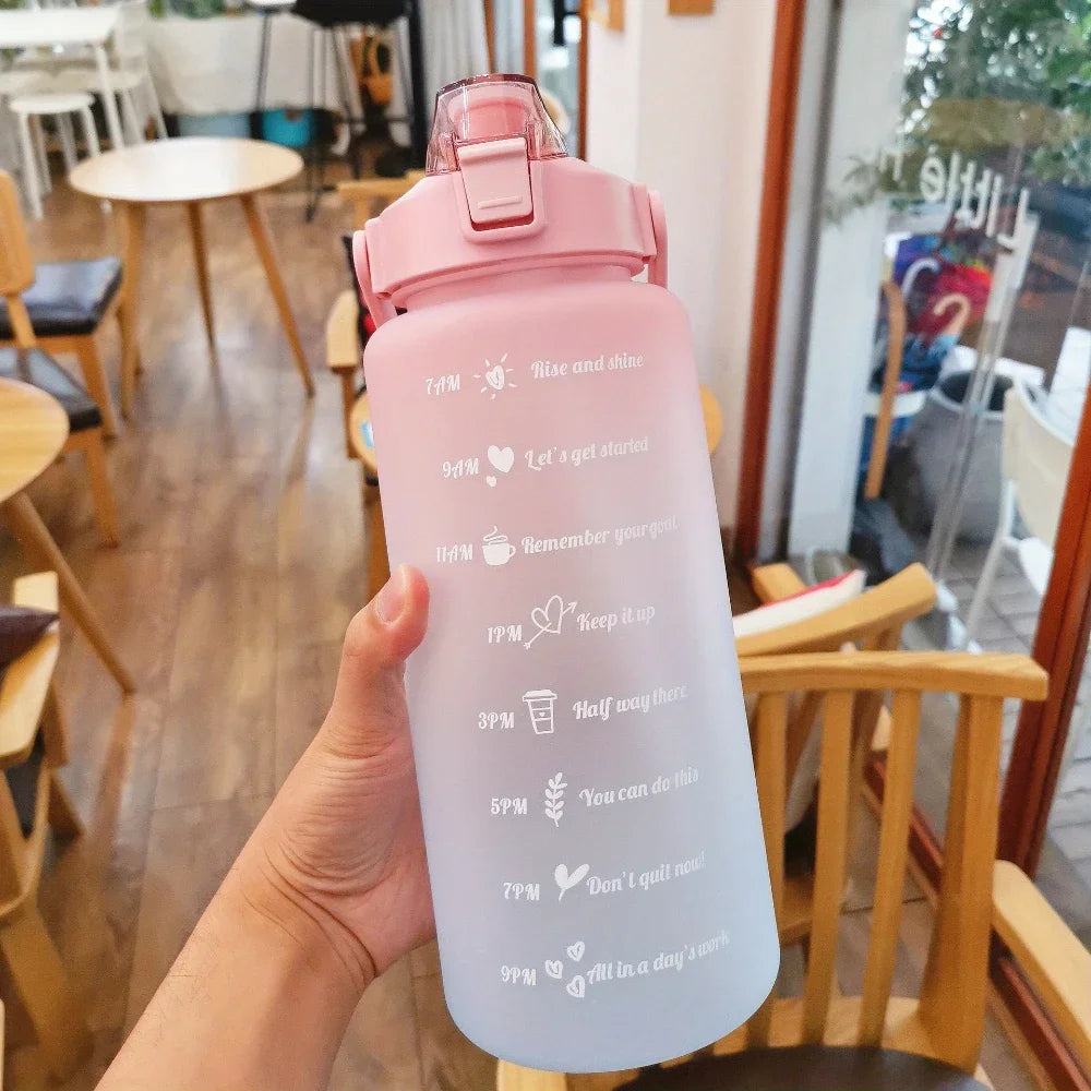 The 2L Motivational Water Bottle