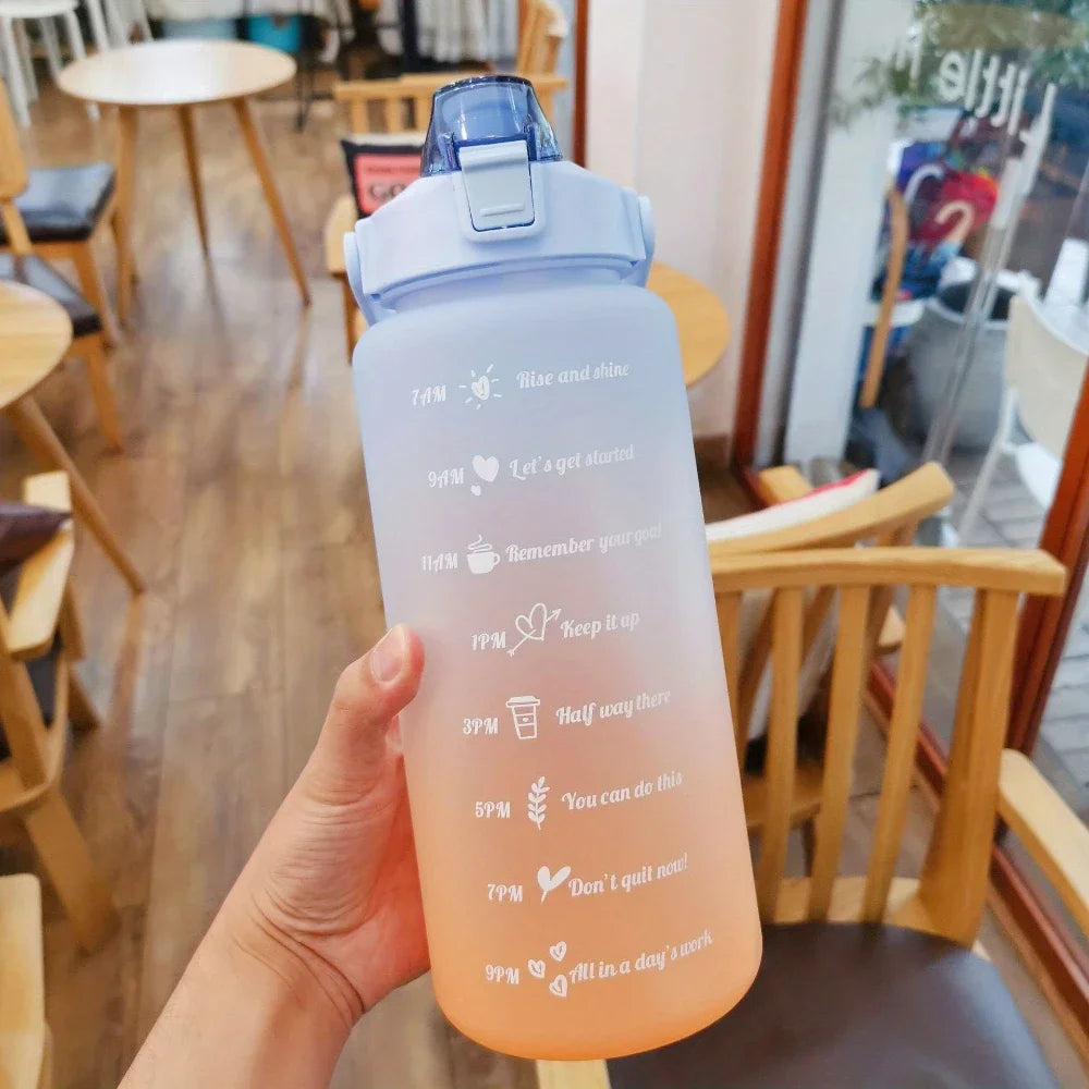 The 2L Motivational Water Bottle